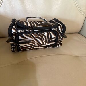 Lug Trolley Mini in Zebra Print